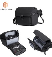 Arctic Hunter K00576 Camera Bag Crossbosy Sling Bag for DSLR Camera and Lens with Tripod Holder Water Resistant