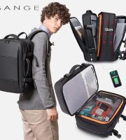 BANGE BG1908D Expandable Backpack Anti-Theft Water Resistant Large Capacity